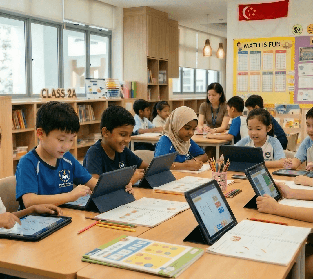 Children learning math